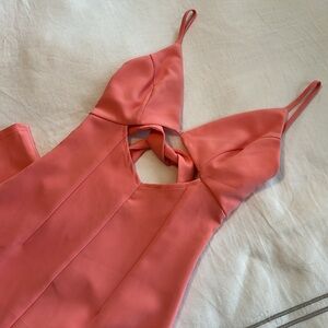 Tiger Mist XS Pink Strappy Mini Dress